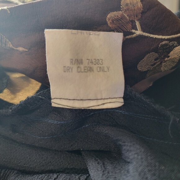 Vintage Spencer Alexis S/M Burnout Velvet Silk Lace Jacket Whimsigoth Boho Glam - Picture 12 of 12